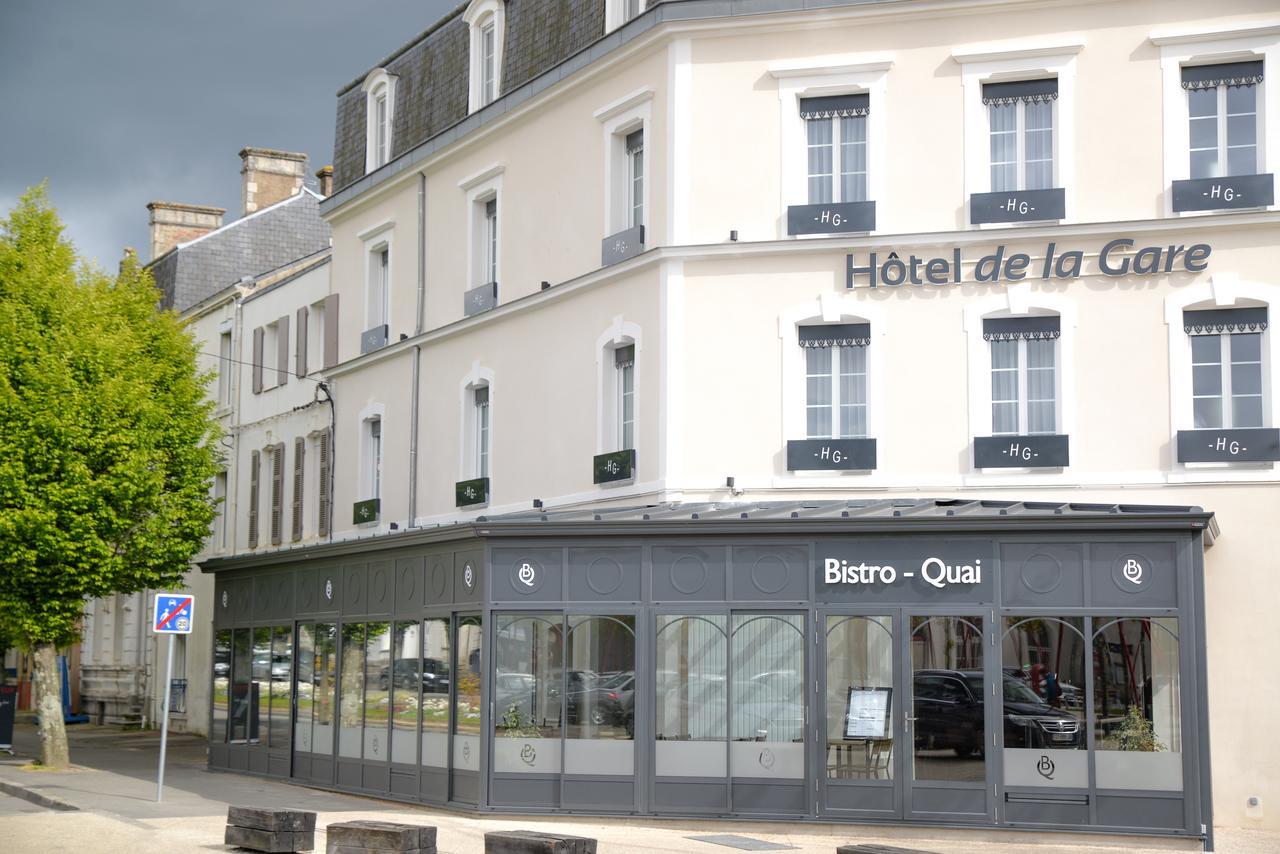 Hôtel de la Gare - Restaurant Bistro Quai La Roche-sur-Yon Exterior foto